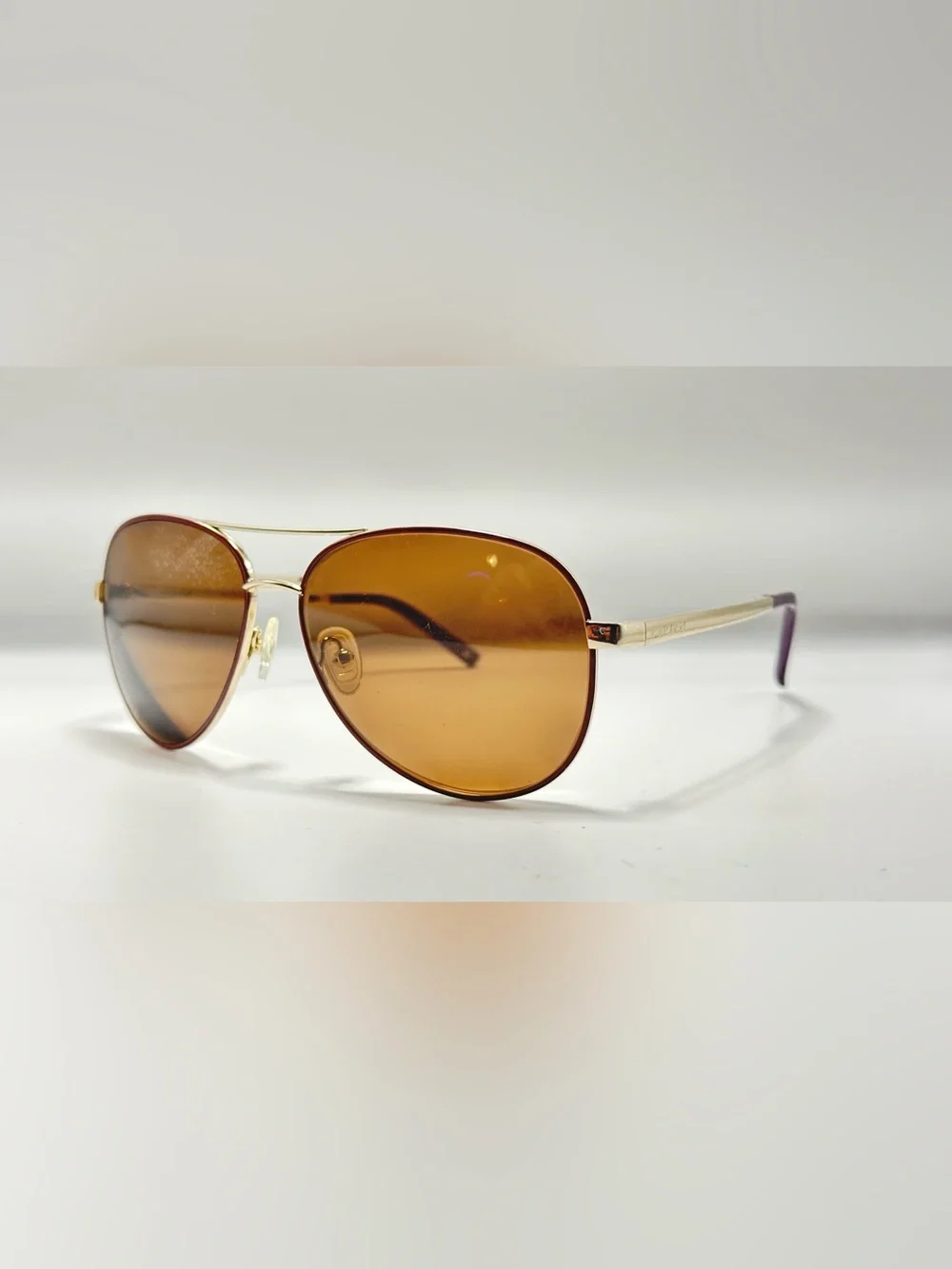 Polaroid PLD4000/S Gold Purple Pilot Sunglasses Frames Only